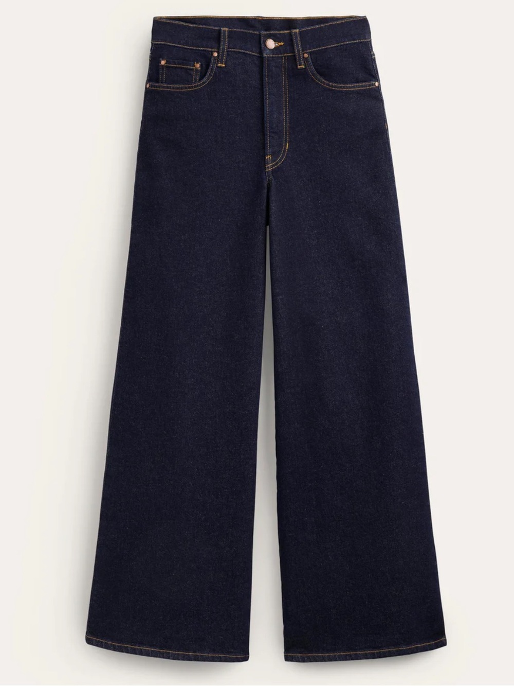 Boden High Rise Wide Leg Jeans in Indigo Rinse | 27 L